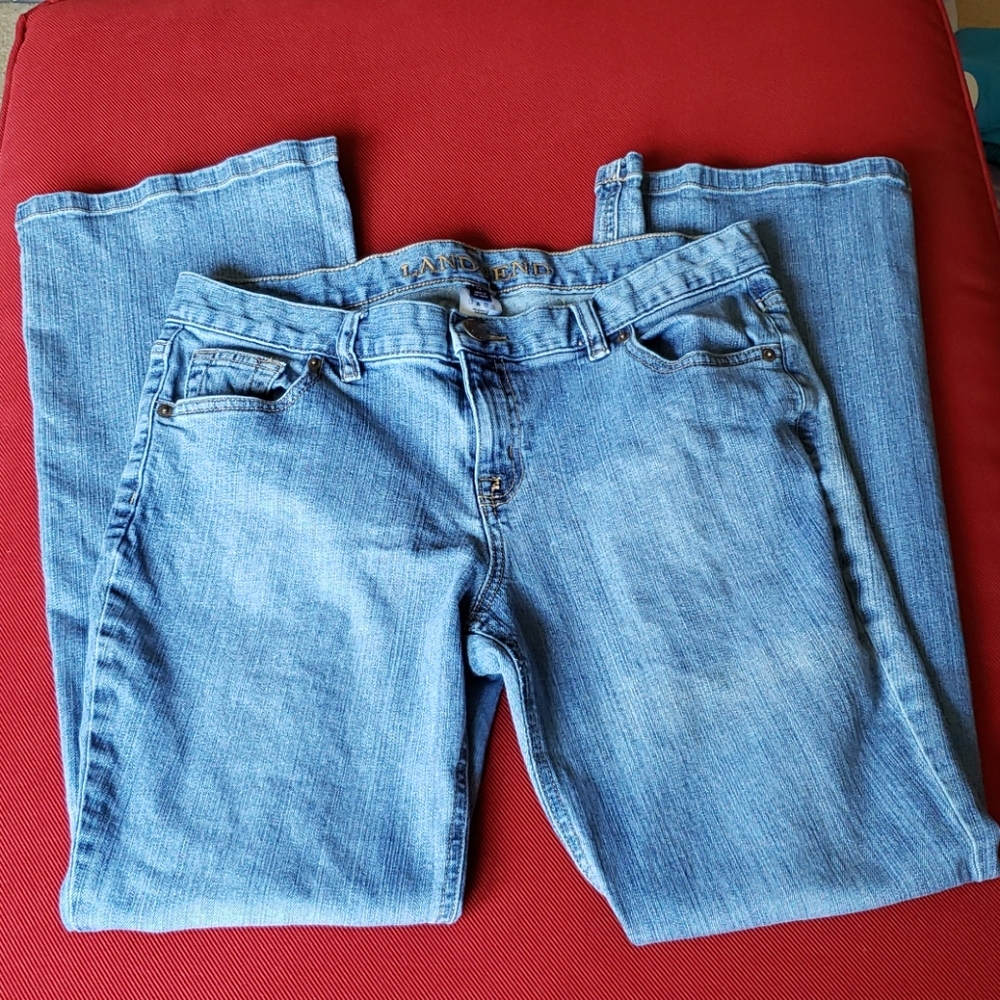 Lands End boot cut jeans